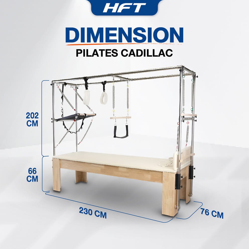 เครื่องพิลาทิส CADILLAC TRAPEZE TABLE HOMEFITTOOLS ไม้พารา